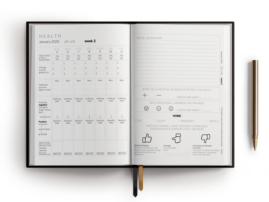 2025 Yanshi Planners - BUNDLE of All 3-Single Yanshi Planners - 2025 Health, Wealth, Life Dreams, Goals, Vision & Success Tracker, Journal, 2025 Planners