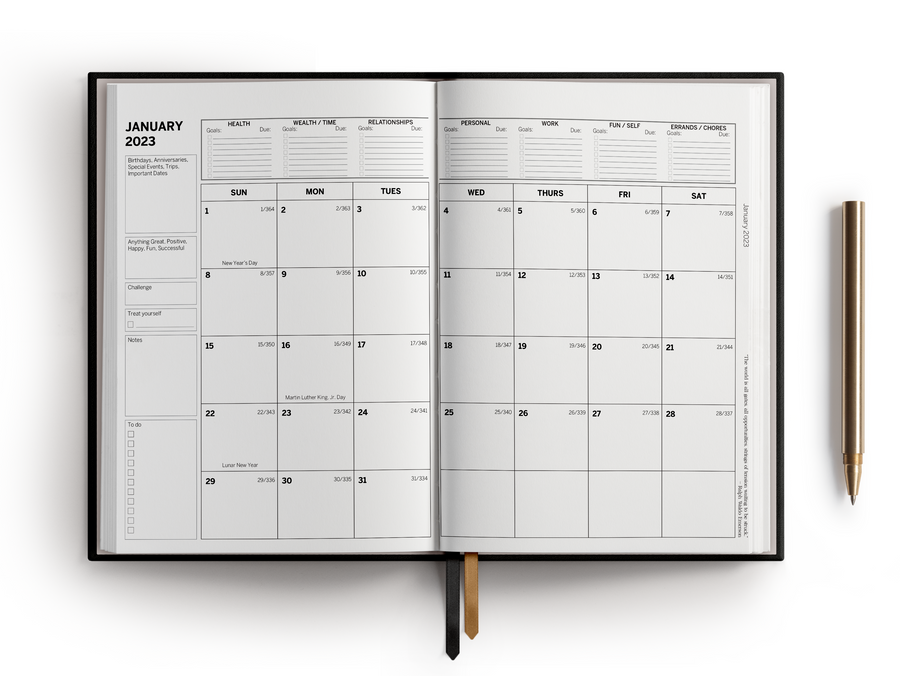 2023 Planner Weekly and Monthly
