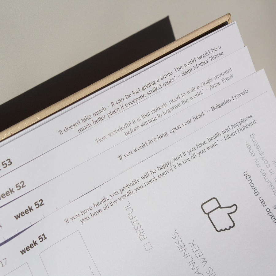 2026 monthly health planner