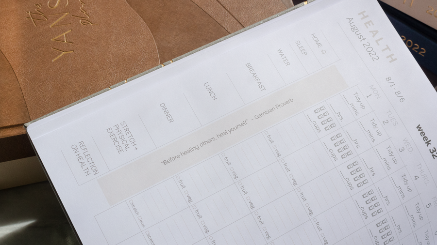 health planner journal